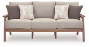 Grover Beach - Sofa With Cushion - Driftwood - R&R Furniture Gallery (Fountain Valley, CA)