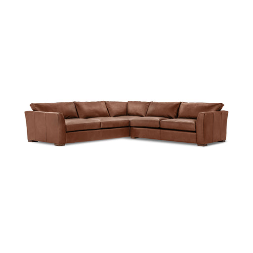 Classic Home Bryson 3-piece ElPaso stationary sectional sofa with plush cushions and modern design, shown in a living room setting.