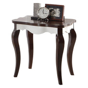 Mathias - End Table - White & Walnut - R&R Furniture Gallery (Fountain Valley, CA)