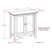 Redmond - Handcrafted Low Storage Cabinet - R&R Furniture Gallery (Fountain Valley, CA)