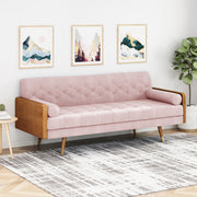 Aidan - Mid Century Modern Tufted Fabric Sofa - R&R Furniture Gallery (Fountain Valley, CA)