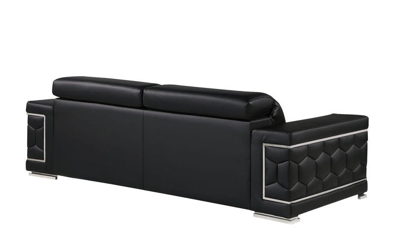 296 - Leather Sofa - R&R Furniture Gallery (Fountain Valley, CA)