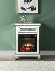 Noralie - 24" Fireplace - Mirrored & Faux Diamonds - R&R Furniture Gallery (Fountain Valley, CA)