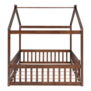 Bed House Bed Frame With Fence - R&R Furniture Gallery (Fountain Valley, CA)
