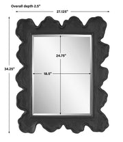 Uttermost Sea Coral wall mirror featuring a detailed coral-inspired frame, perfect for ocean-themed interior decor.