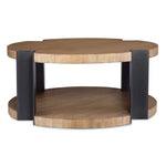 Loana - Industrial Coffee Table - Light Brown