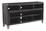Todoe - LG TV Stand w/Fireplace Option - Gray - R&R Furniture Gallery (Fountain Valley, CA)