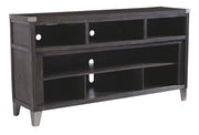 Todoe - LG TV Stand w/Fireplace Option - Gray - R&R Furniture Gallery (Fountain Valley, CA)