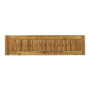 Noble House Nestor bench with wooden seat and metal frame, ideal for entryways or living rooms, in a modern design.