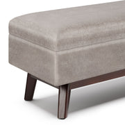 Owen - Upholstered Rectangular Storage Ottoman - R&R Furniture Gallery (Fountain Valley, CA)