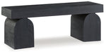 HoLGrove - Accent Bench - Black - R&R Furniture Gallery (Fountain Valley, CA)