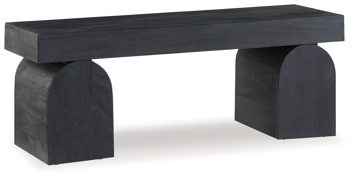 HoLGrove - Accent Bench - Black - R&R Furniture Gallery (Fountain Valley, CA)