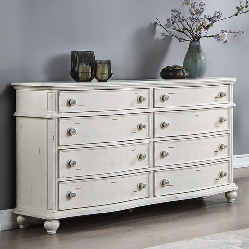Jaqueline - Dresser - Antique White - R&R Furniture Gallery (Fountain Valley, CA)
