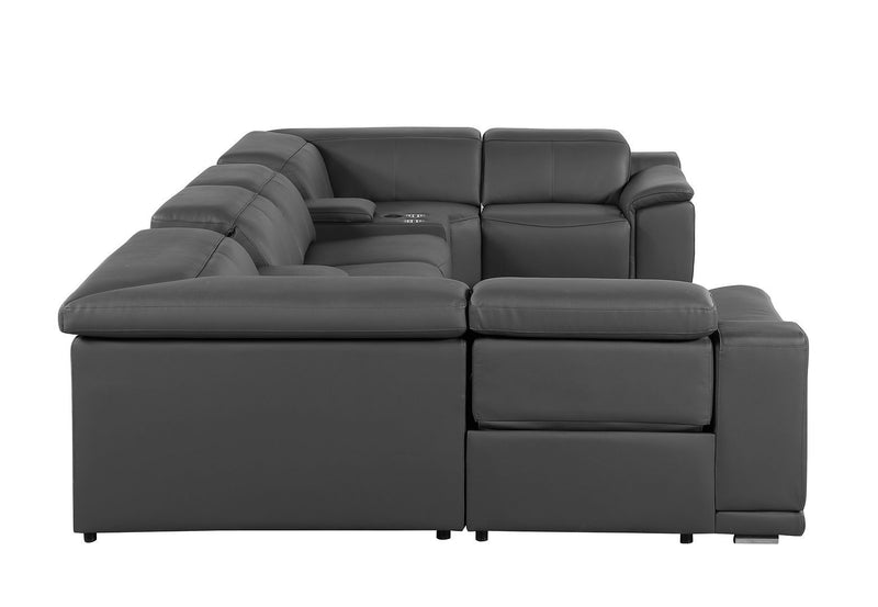 9762 - 8-Piece U-Shaped Sectional Sofa With 4 Power Recliner