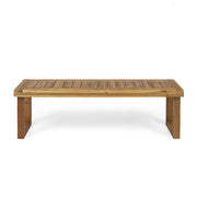Noble House Nestor bench with wooden seat and metal frame, ideal for entryway or living room seating.