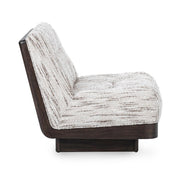 Crandall - Swivel Accent Chair - Cocoa Cream - R&R Furniture Gallery (Fountain Valley, CA)