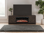 Cayboni - LG TV Stand With Fireplace Option - R&R Furniture Gallery (Fountain Valley, CA)