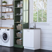 Murphy - Laundry Cabinet & Faucet And Stainless Steel Sink - R&R Furniture Gallery (Fountain Valley, CA)