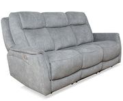Linus - Zero Gravity Power Reclining Sofa - Hudson Gray - R&R Furniture Gallery (Fountain Valley, CA)