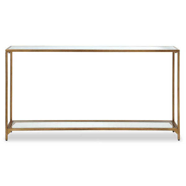 Console Table - Warm Gold