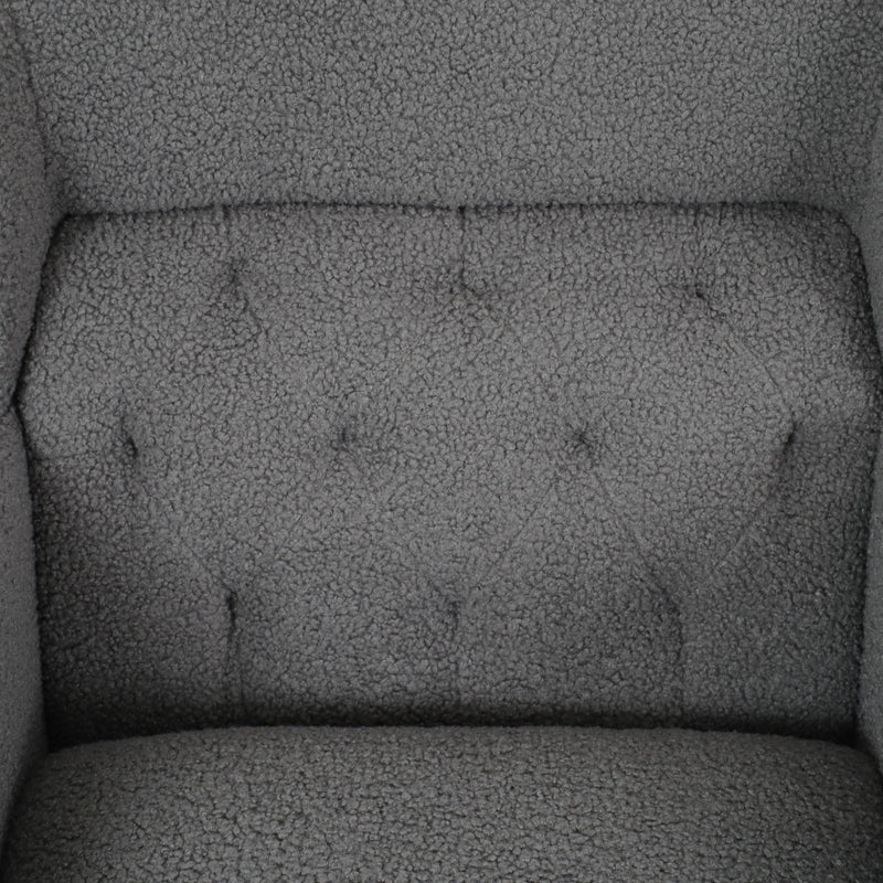 Upholstered Accent Chair Tufted Armchair For Living Room And Bedroom - R&R Furniture Gallery (Fountain Valley, CA)