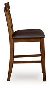 Ralene - Upholstered Barstool (Set of 2) - Medium Brown - R&R Furniture Gallery (Fountain Valley, CA)
