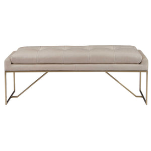 Trestle - Bench - Brass / White