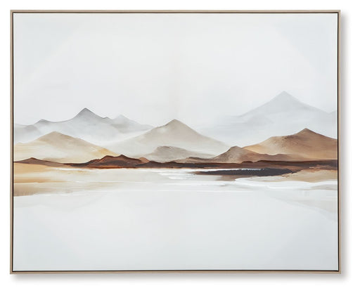 Karalen - Wall Art - White / Gray / Brown - R&R Furniture Gallery (Fountain Valley, CA)
