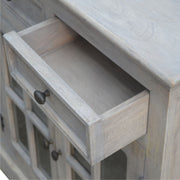 Glazed Sideboard - Gray - R&R Furniture Gallery (Fountain Valley, CA)