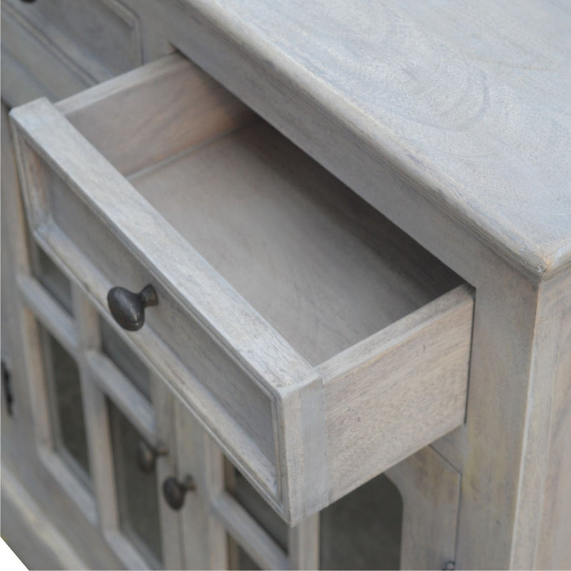 Glazed Sideboard - Gray - R&R Furniture Gallery (Fountain Valley, CA)
