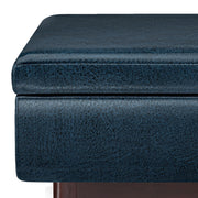 Owen - Upholstered Rectangular Storage Ottoman - R&R Furniture Gallery (Fountain Valley, CA)