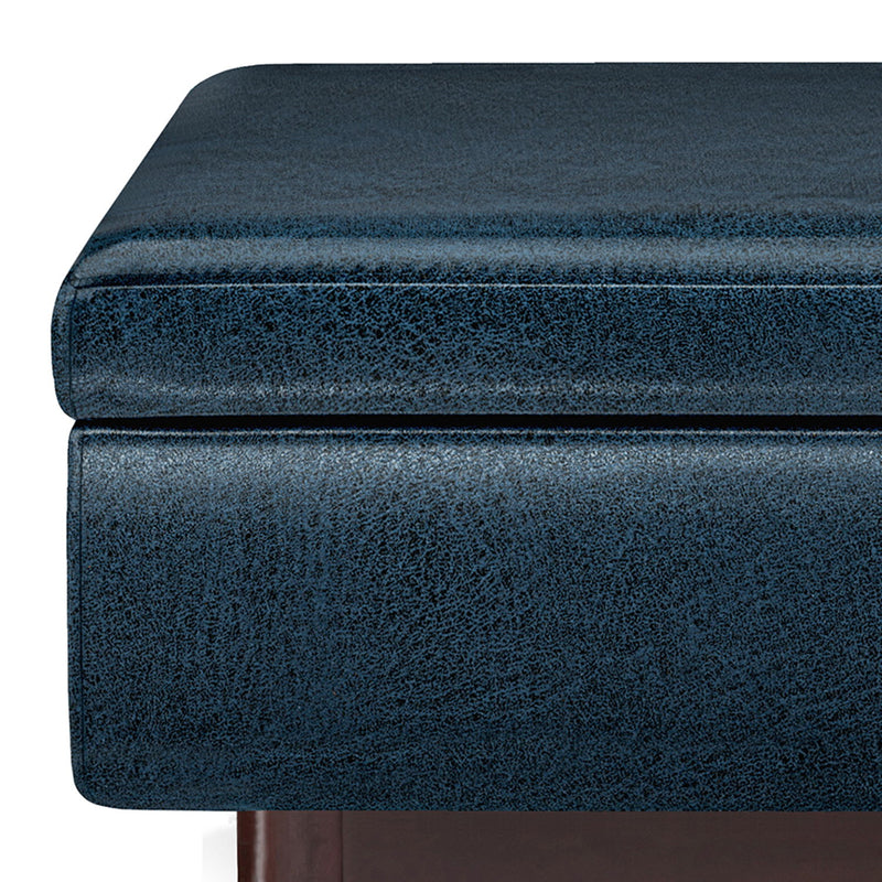 Owen - Upholstered Rectangular Storage Ottoman - R&R Furniture Gallery (Fountain Valley, CA)