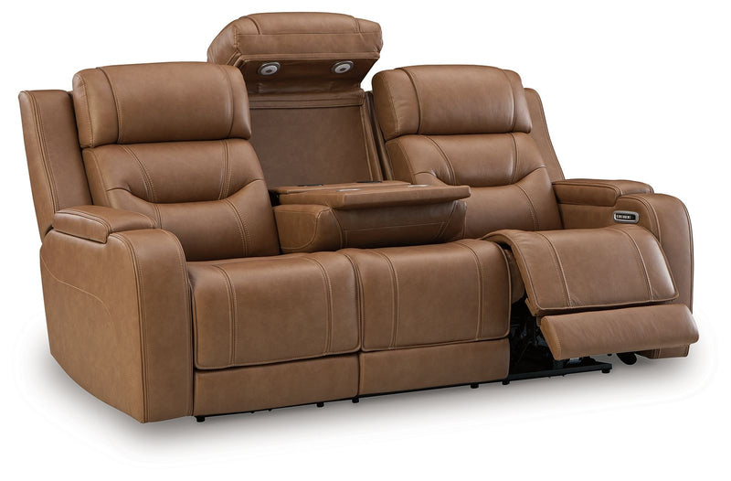 Knightington - Power Reclining Sofa With Audio Seating - R&R Furniture Gallery (Fountain Valley, CA)