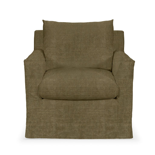 Classic Home Cassiano swivel chair with cushioned seat and backrest, featuring a sleek, modern design in neutral upholstery.