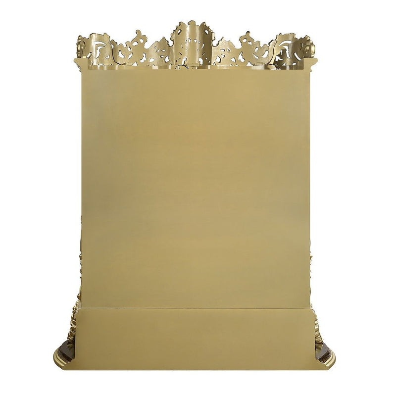 Desiderius - Curio - Antique Gold & Hand-Painted Brown - R&R Furniture Gallery (Fountain Valley, CA)