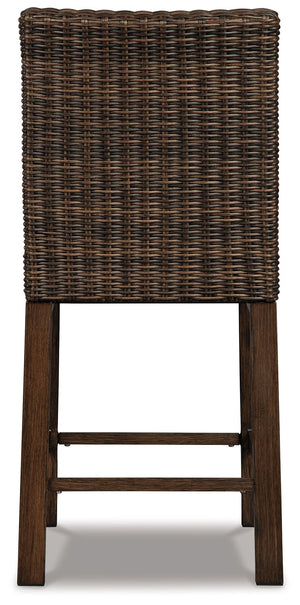 Paradise Trail - Barstool (Set of 2) - Medium Brown - R&R Furniture Gallery (Fountain Valley, CA)