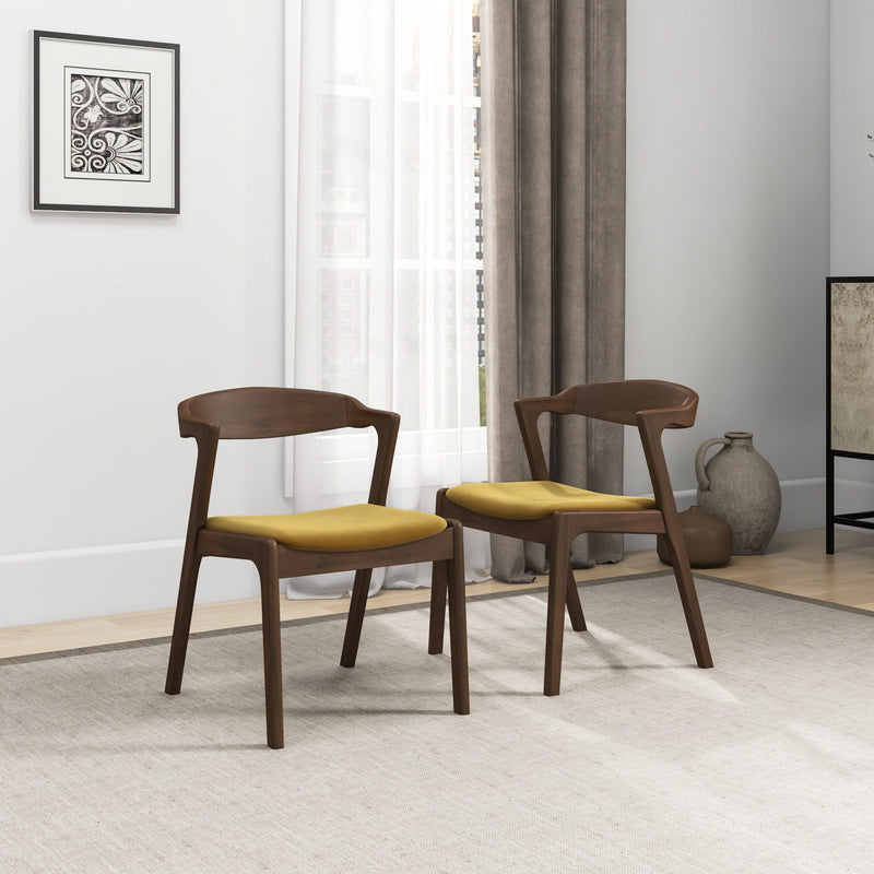 Dakota - Mid-Century Modern Dining Chair (Set of 2) - R&R Furniture Gallery (Fountain Valley, CA)