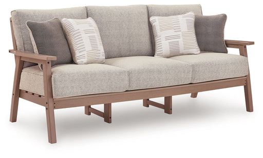Grover Beach - Sofa With Cushion - Driftwood - R&R Furniture Gallery (Fountain Valley, CA)