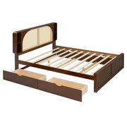 Headboard Bed With 2 Drawers And Trundle - R&R Furniture Gallery (Fountain Valley, CA)