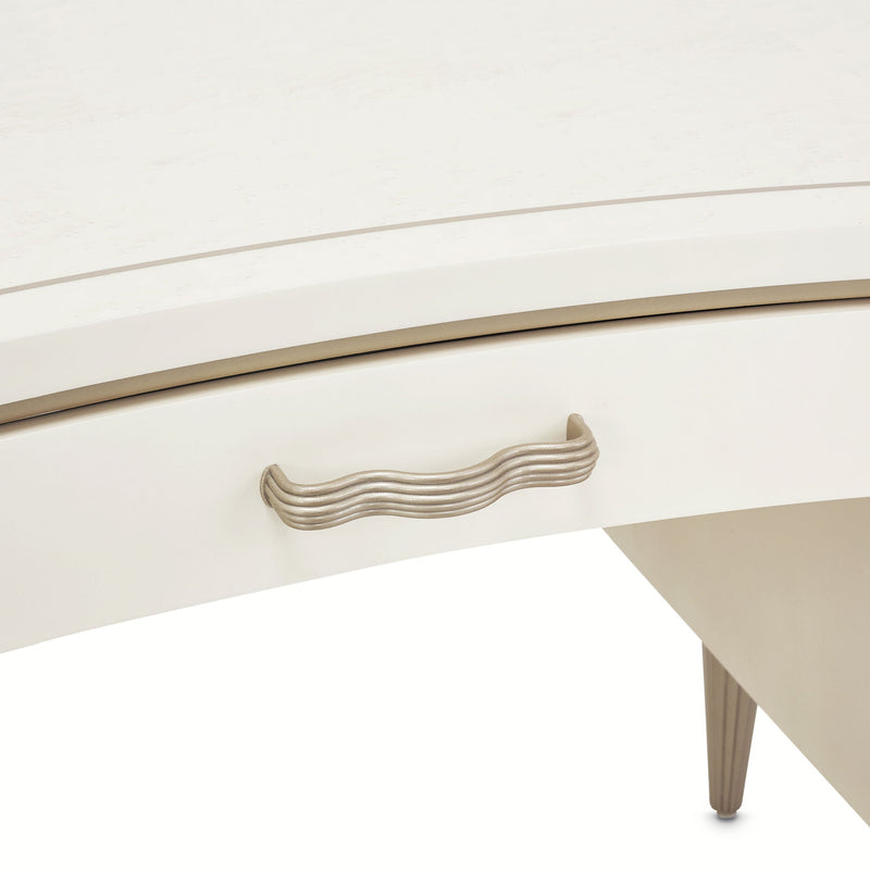 London Place - Desk - Creamy Pearl - R&R Furniture Gallery (Fountain Valley, CA)