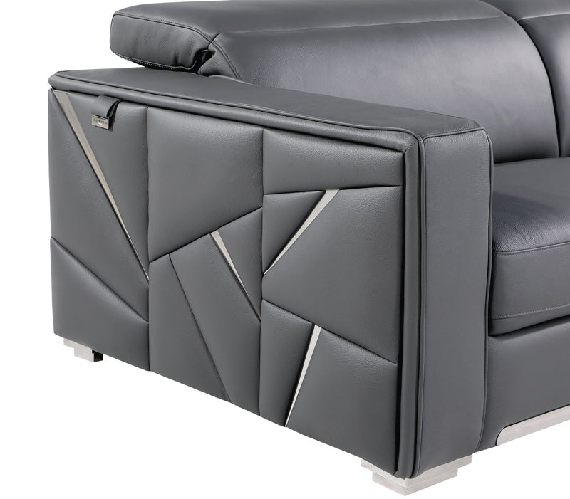 1120 - Leather Loveseat - R&R Furniture Gallery (Fountain Valley, CA)