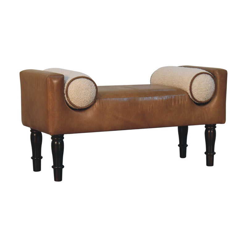 Buffalo - Chester Bench - Walnut - R&R Furniture Gallery (Fountain Valley, CA)