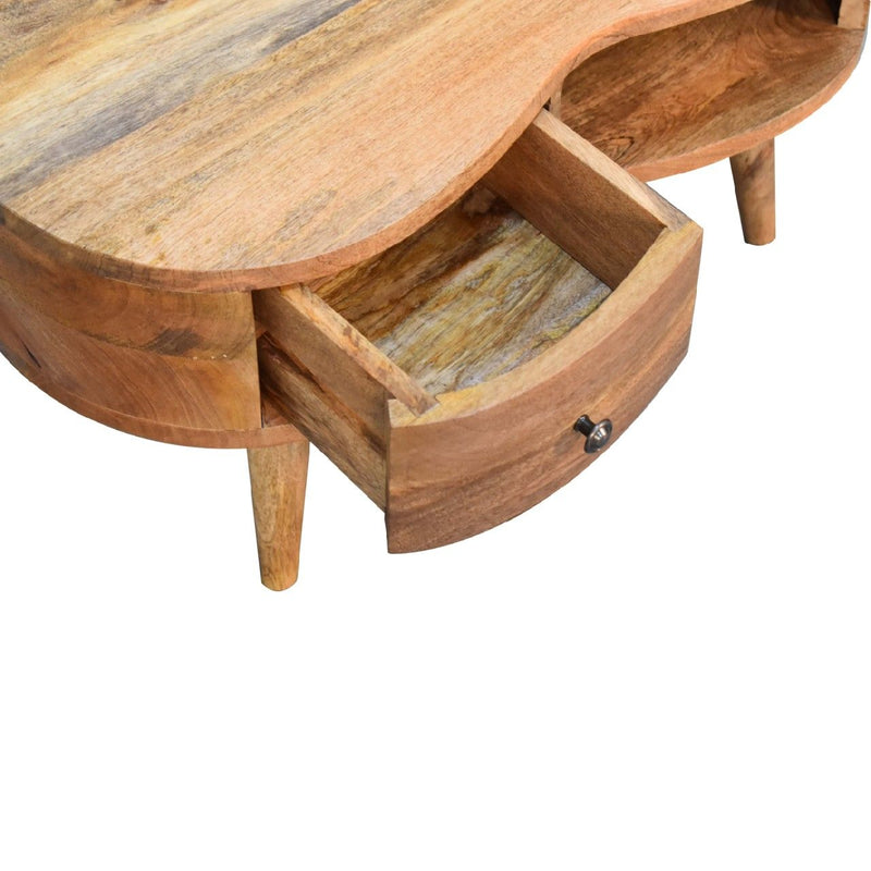 Wave Coffee Table With 1 Drawer - R&R Furniture Gallery (Fountain Valley, CA)
