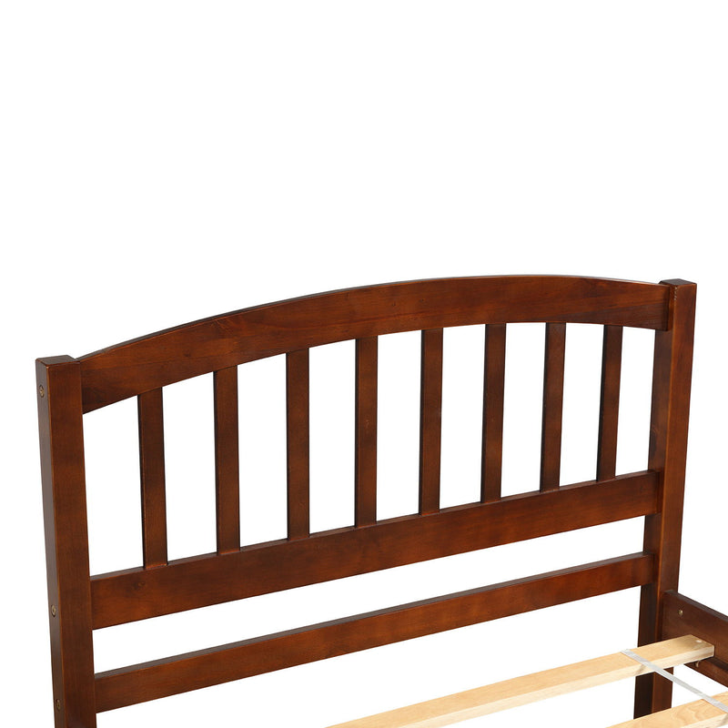Platform Bed Wood Bed Frame With Trundle - R&R Furniture Gallery (Fountain Valley, CA)