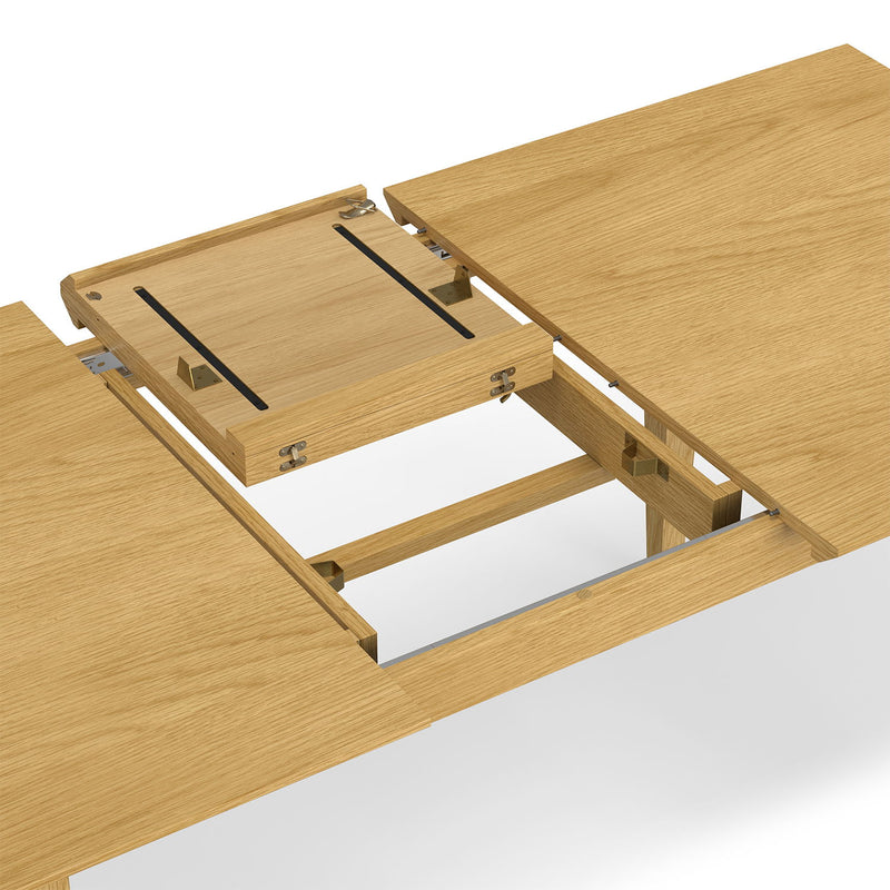Contemporary Colby dining table by Simpli-Home with a sleek wooden surface and modern design for dining rooms.