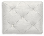Kozlani - Vanity Upholstered Stool - White - R&R Furniture Gallery (Fountain Valley, CA)