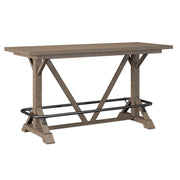 Bar Height Trestle Table - Brown - R&R Furniture Gallery (Fountain Valley, CA)