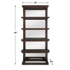 Kai - Etagere - Dark Walnut