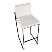 Lumi Source Fuji high back barstool with contemporary elegant design, featuring sleek lines and comfortable seating for modern spaces.
