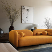 Donna - Japandi Design Boucle Sofa - R&R Furniture Gallery (Fountain Valley, CA)